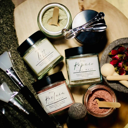 Bentonite Clay Mask Collection (4 oz) - Detox & Revitalize