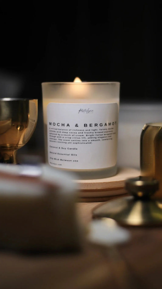 Handmade Coconut Soy Wax Candle | Clean-Burning Artisan Candle – Restalgic