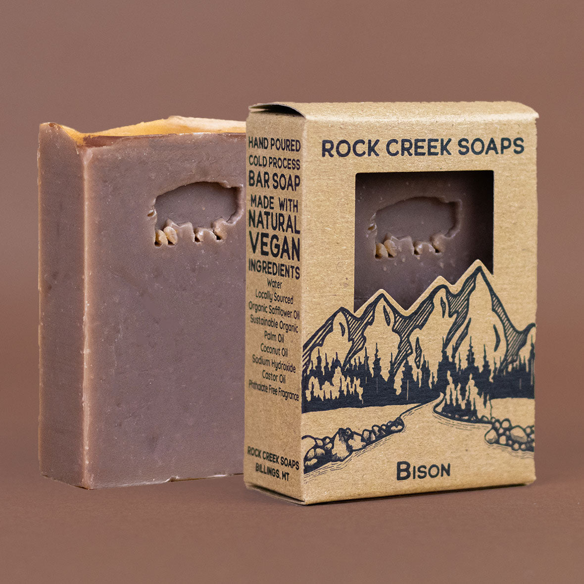 BISON SOAP | Black amber & lavender