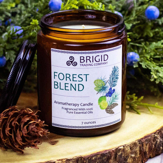 Forest Blend Soy Wax Candle - Juniper, Pine, Balsam, Cedar, and Lime