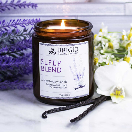 Sleep Blend Soy Wax Candle - Lavender, Chamomile, and Vanilla