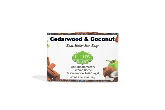 Cedarwood Coconut Shea Butter Bar Soap – Balancing Cleanse