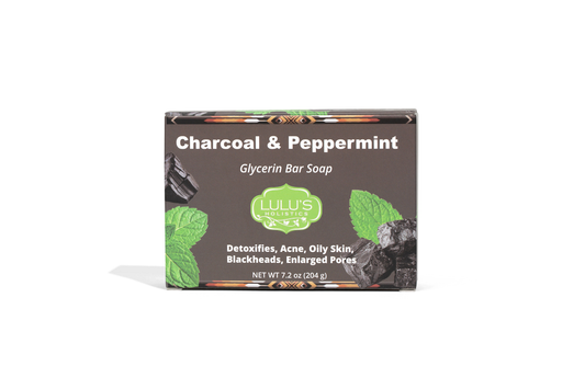 Charcoal & Peppermint Glycerin Bar Soap – Purifying Cleanse