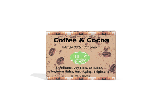 Coffee & Cocoa Mango Butter Bar Soap – Exfoliating Cleanse