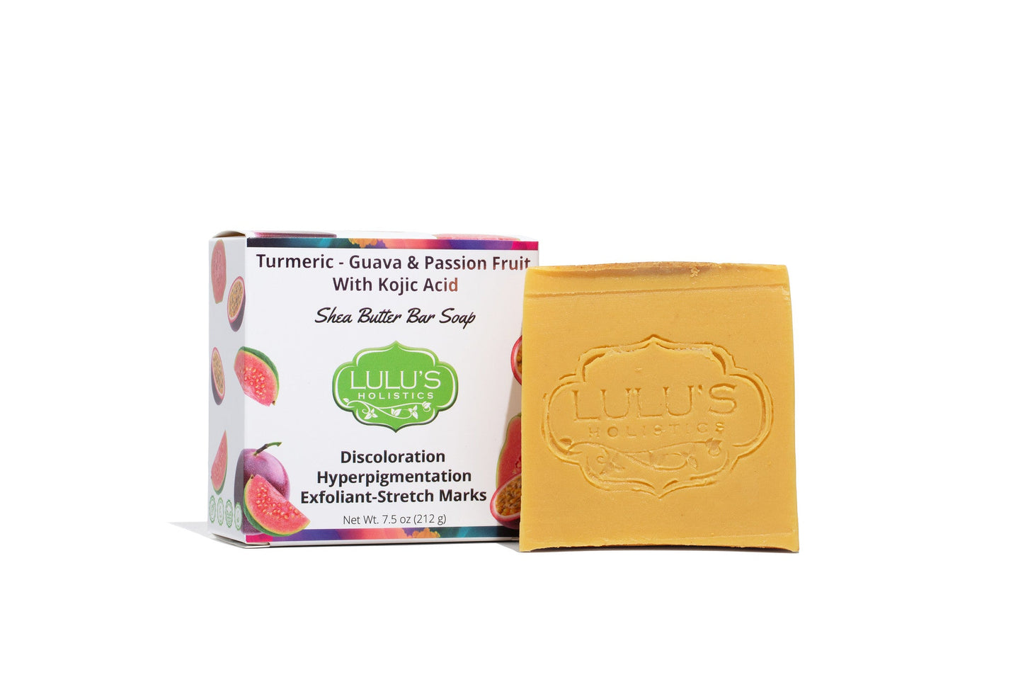 Guava Passionfruit Turmeric Kojic Shea Butter Bar Soap – Brightening Cleanse