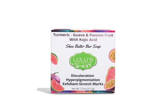 Guava Passionfruit Turmeric Kojic Shea Butter Bar Soap – Brightening Cleanse