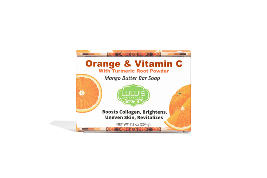 Orange Vitamin C Turmeric Mango Butter Bar Soap – Brightening Cleanse