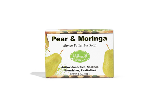 Pear & Moringa Mango Butter Bar Soap – Nourishing Cleanse