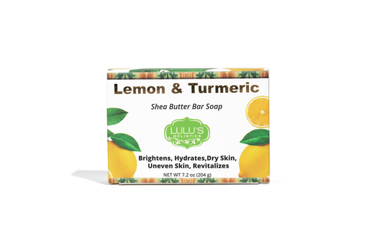 Lemon Turmeric Shea Butter Bar Soap – Brightening Cleanse