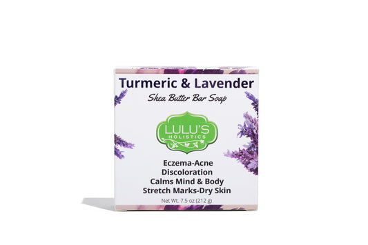 Turmeric & Lavender Shea Butter Bar Soap – Calming Brightening Cleanse