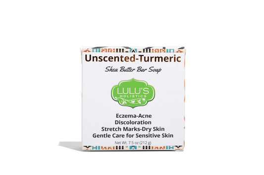 Unscented Turmeric Shea Butter Bar Soap – Gentle Brightening Cleanse
