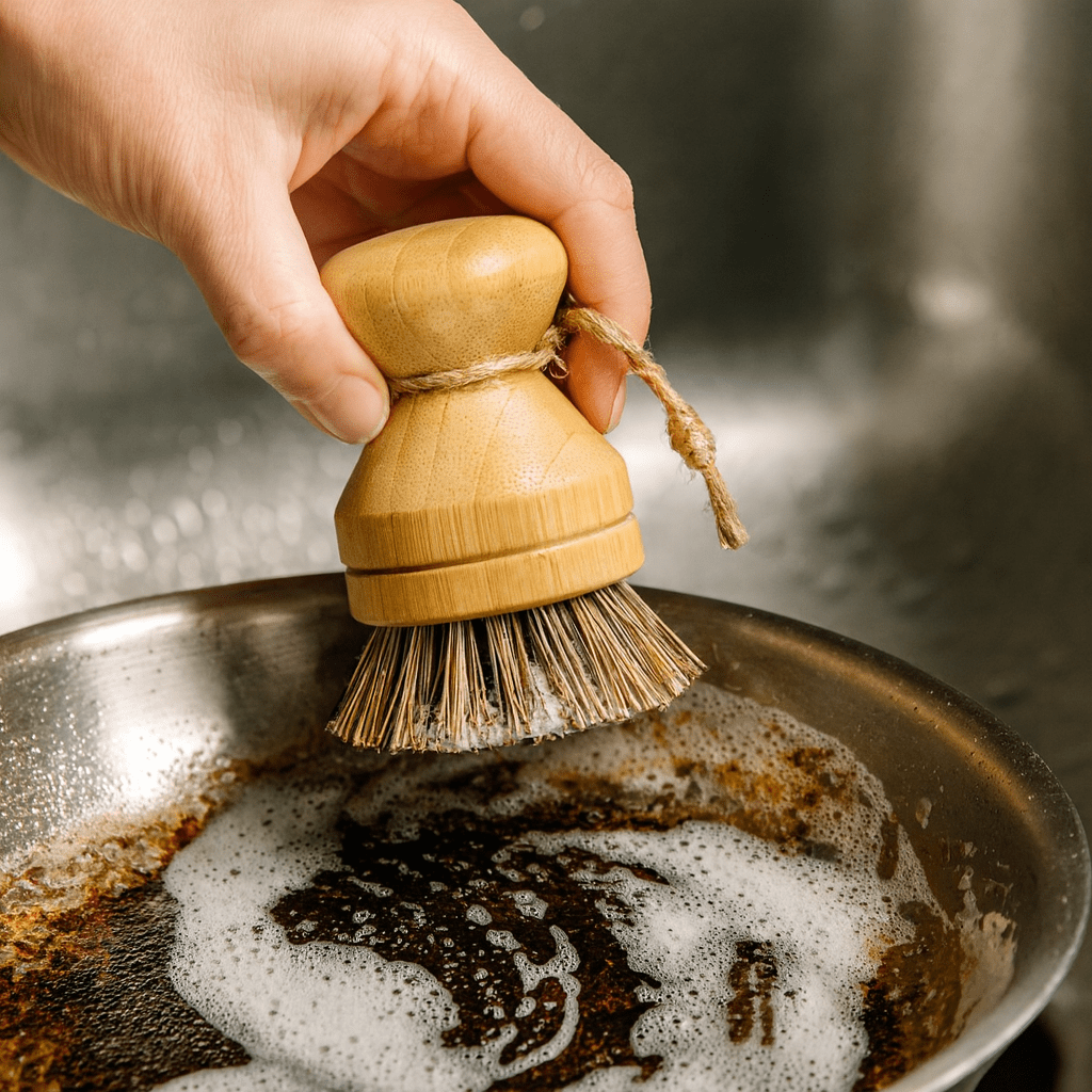 Modular Palm Pot Scrub Brush