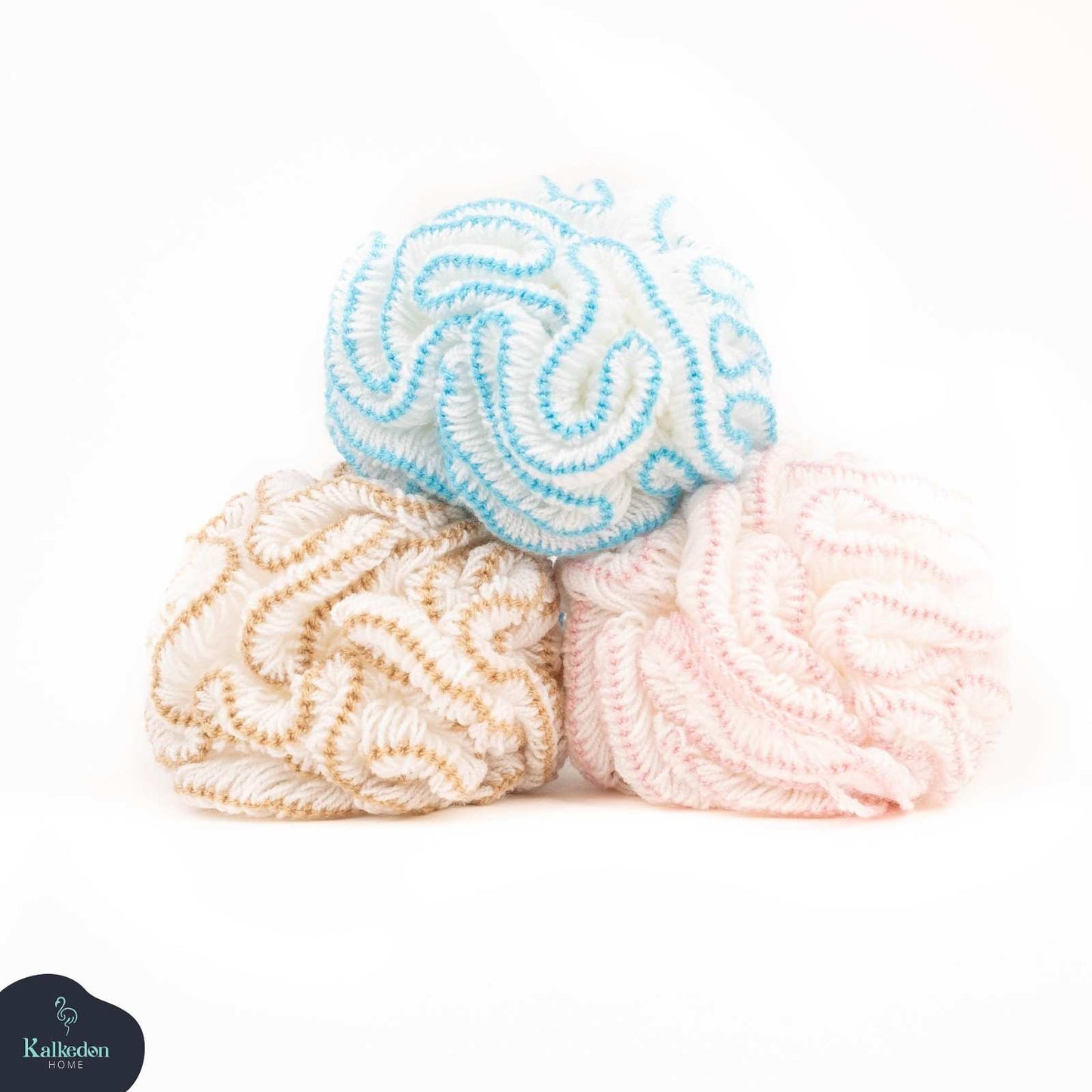 Organic Cotton Shower Pouf