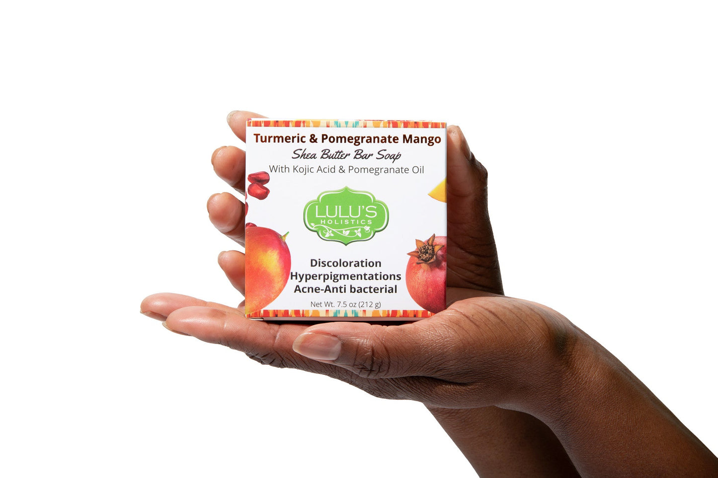 Pomegranate Mango Turmeric Kojic Shea Butter Bar Soap – Brightening Cleanse