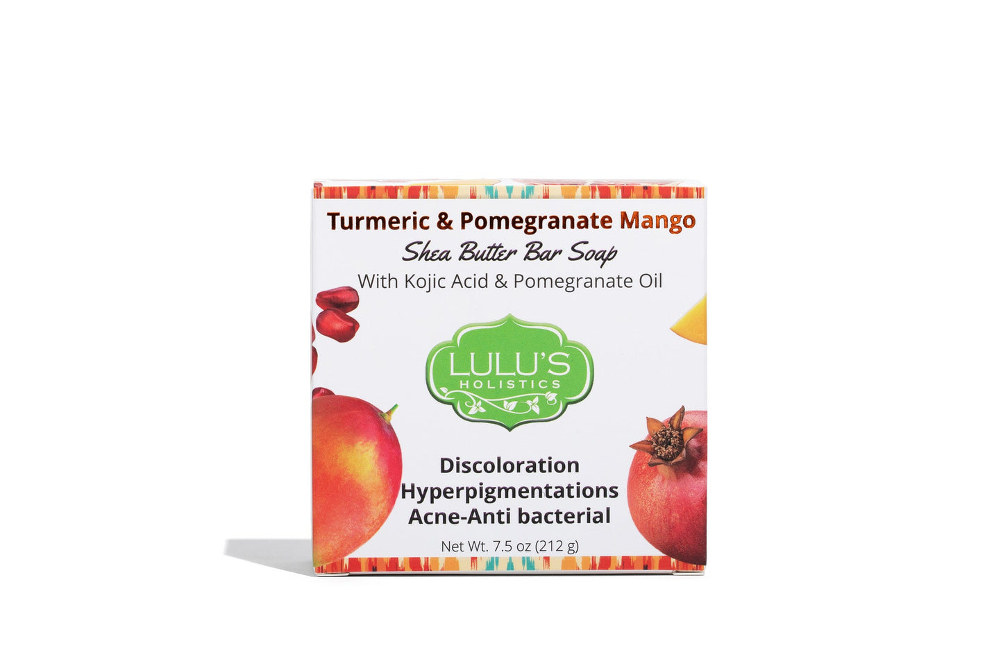 Pomegranate Mango Turmeric Kojic Shea Butter Bar Soap – Brightening Cleanse